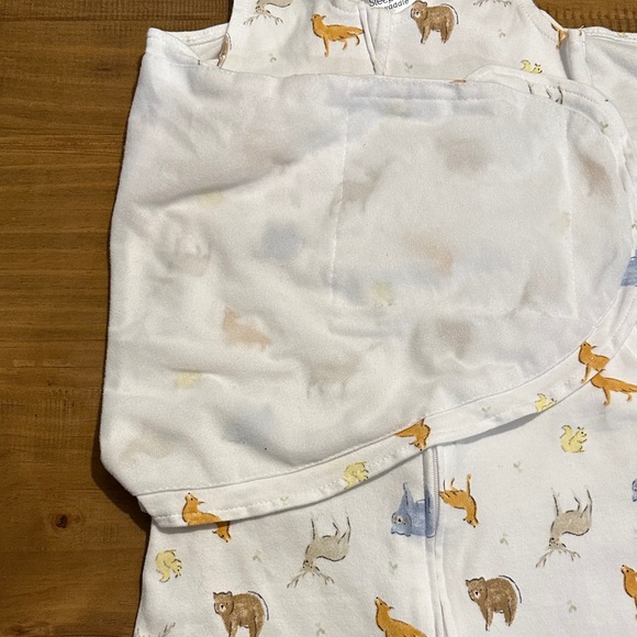 Halo Animal Print and Wave Kids Sleep Sacks - White and Gray (2 Pack) - Picture 10 of 15